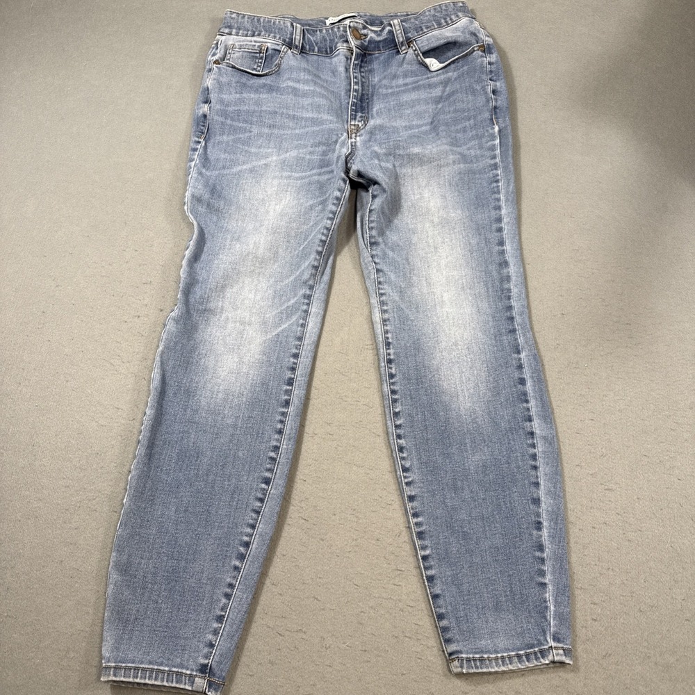 JEANS STRAIGHT LEG‎ LANE BRYANT Womens 16 High Rise Flex Magic Waistband